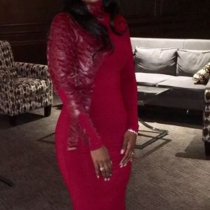 Beautiful scale sleeved dress